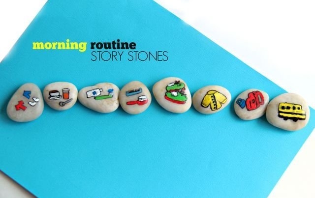 routine story stones